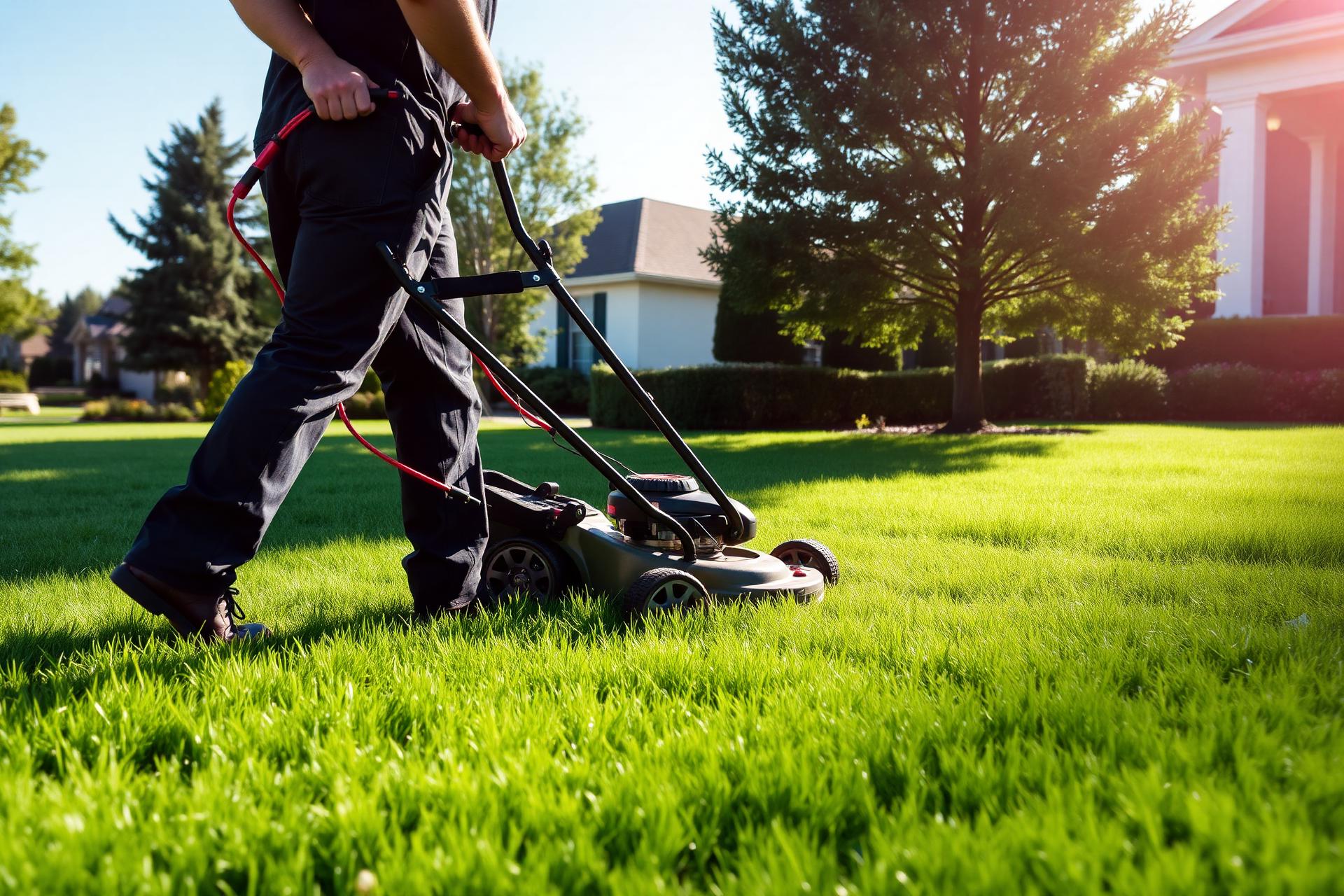 Professional lawn mowing service in Bedford Ohio